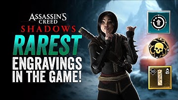 RAREST Engravings in Assassin