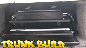 2 12S TRUNK BUILD WITH LOUD DOOR SPEAKERS