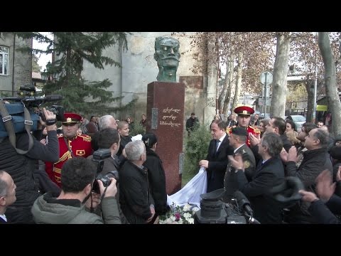 30 11 2016 გენერალ გიორგი მაზნიაშვილის ძეგლის გახსნა