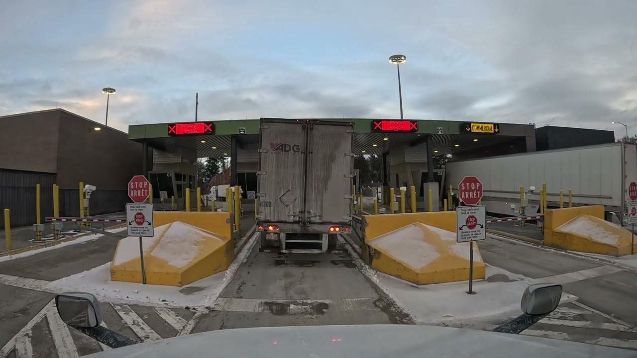 Lansdowne Port of Entry. Near Kingston, Ontario.