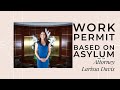 Work permit based on asylum