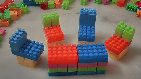 Satisfying DIY Dining table ASMR/Building Blocks/block game /Lego  #asmr#asmrsounds#buildingblocks