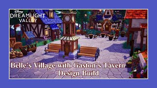 Speed Build Belle's Village with Gaston's Tavern #dreamlightvalley