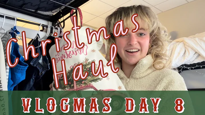 Vlogmas Day 8 | AOII Christmas Haul | Natalie Kate Vlogs