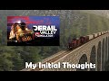 Derail Valley Playthrough and Initial thoughts using DH4 locomotive Iron Mine West to Harbor & Town