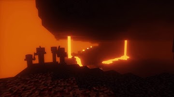Minecraft 1.10.2 Nether Shader Test, max view distance
