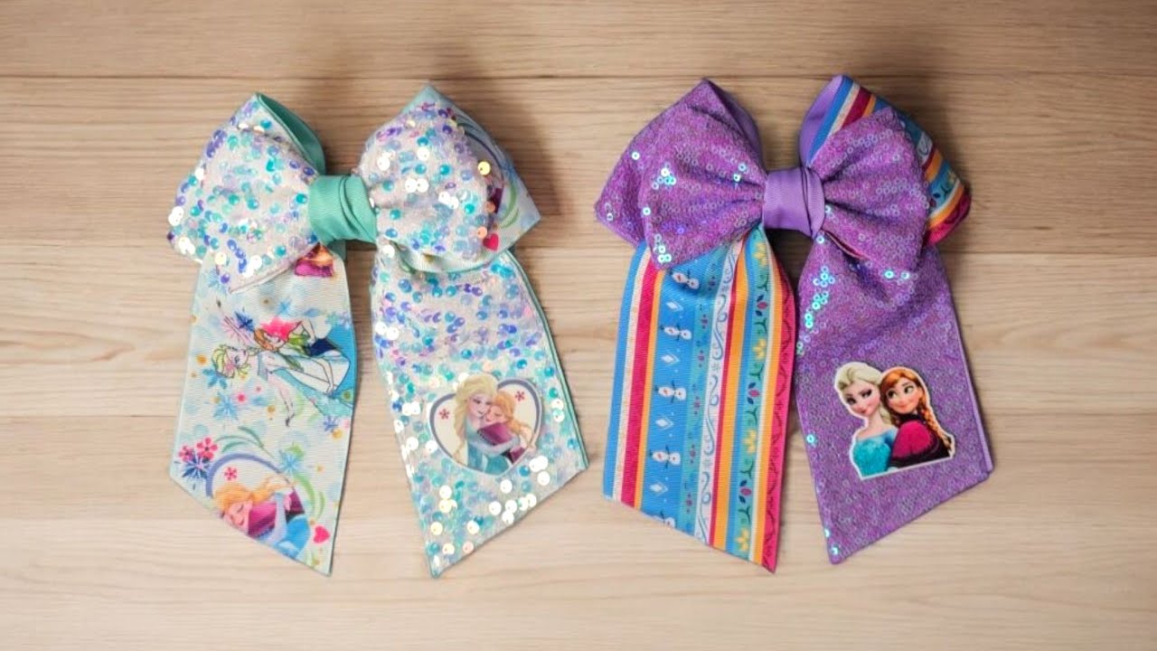 Como hacer moños con liston de 7.5cm/moño facil de hacer/moño en tendencia/lazos para el cabello/bow