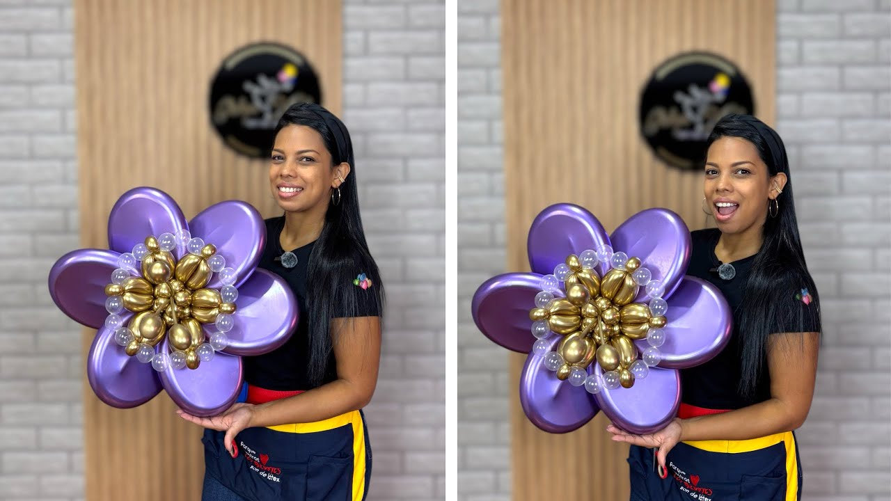 Cómo hacer Flores con Globos - Flores en Distorsión- balloon tutorial