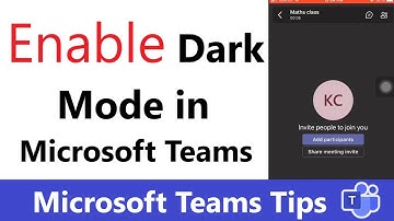 How to Enable dark mode in Microsoft teams mobile app | turn on the dark theme in teams mobile app