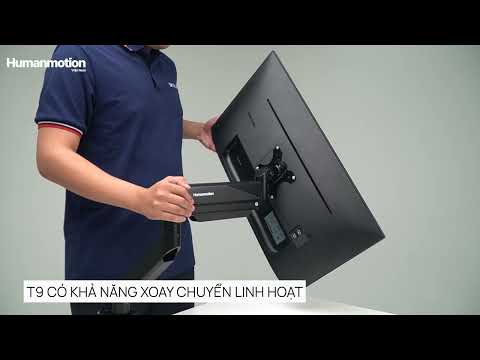 Video Hướng dẫn lắp đặt arm màn hình Human Motion T9-1 - youtube