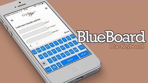 BlueBoard - iOS 7 Keyboard Tweak (Cydia)