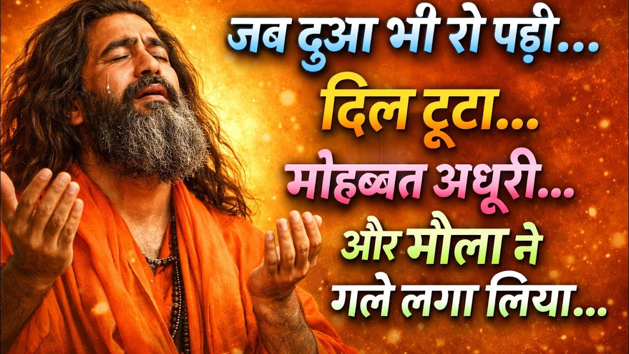 जब दुआ भी रो पड़ी… दिल टूटा, मोहब्बत अधूरी रही और मौला ने गले लगा लिया