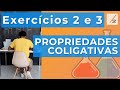 Questão 2 e 3: EFEITO TONOSCÓPICO - Propriedades Coligativas