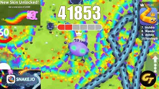 Snake Game | Snake.io Game Score upto 41000 Points | New Skin Unlocked | Snake .io Game #Gameplay screenshot 5