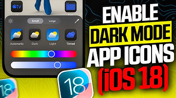 How to Enable Dark Mode App Icons in iOS 18 | iPhone