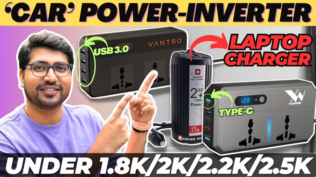 Best Power Inverter For Car⚡Best Car Laptop Charger⚡Best Car Power