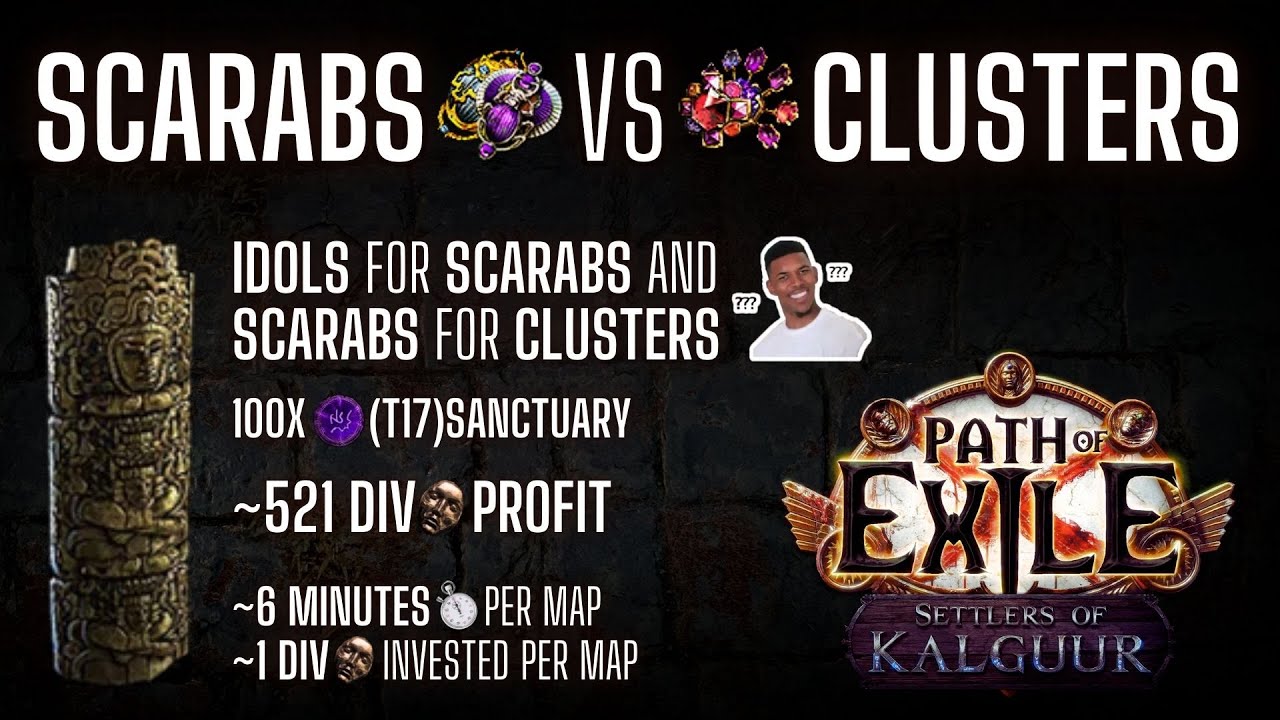 [PoE 3.25] 100 MAPS - Going for Scarabs & Clusters - Prep & Results (40 ...