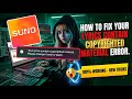 HOW TO FIX YOUR LYRICS CONTAIN COPYRIGHTED MATERIAL ERROR IN SUNO AI APP | NEW TRICKS | GELMUSIC