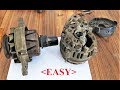 BOSCH Alternator Repairing with simple tools || Full Working , Explaination & Testing