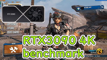 Borderlands 3 / RTX 3090 4K ultra benchmark
