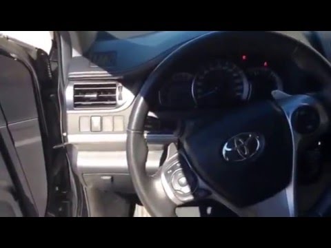 2012 Toyota Camry Black Automatic Black Leather Interior At Ken Shaw Toyota