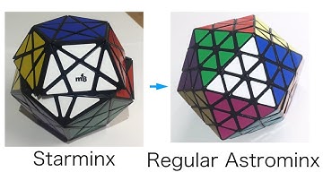 Regular Astrominx modified from Starminx