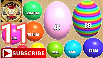 Blob Merge 3D Unblock 4M (2048) Gameplay Walkthrough Part 11 (android-ios)@K Games Entertainment