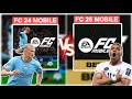 FC 24 MOBILE Vs FC 25 MOBILE COMPARAISON: GRAPHIQUE, ANIMATION, CELEBRATIONS...