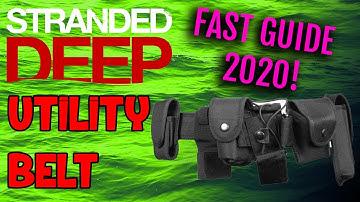 Stranded Deep how To Use Tool Belt