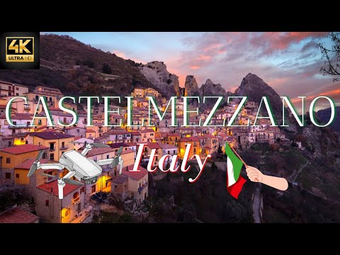 Castelmezzano Potenza: Amazing 4k Video with Drone & Walking Tour of Castelmezzano Basilicata