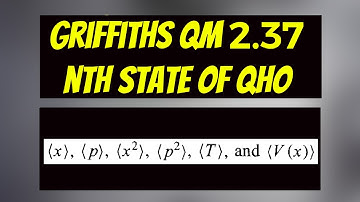 Griffiths QM Problem 2.37 (3rd edition): Find expectation values for nth stationary state of QHO