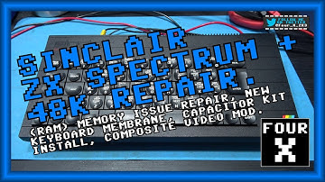 Sinclair ZX Spectrum+ (Plus) 48K - Repair, Mod & Restore.