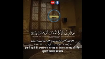 وانيبوا الى ربكم واسلموا له من قبل ان يأتيكم العذاب ثم لا تنصرون (سورة الزمر اية ٥٤ )