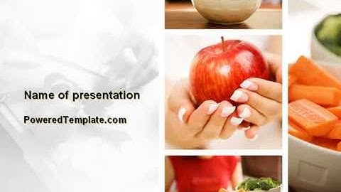 Fresh Food PowerPoint Template by PoweredTemplate.com
