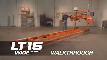 LT15WIDE Portable Sawmill Walkthrough | Wood-Mizer