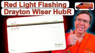 How to Reconnect Drayton Wiser Hub R to Your Wi-Fi.  Red Flashing Light on the Front of the Hub R