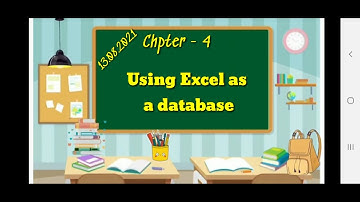 Using Excel as a database part -2