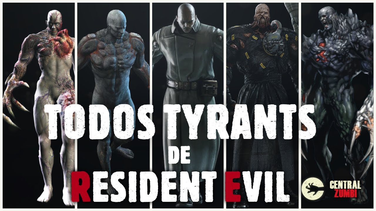 TODOS os TYRANTS de RESIDENT EVIl