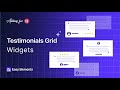 Create a Testimonials Grid in Elementor | Easy Elements Testimonials Widget