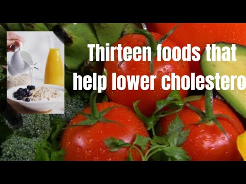 13 cholesterollowering foods
