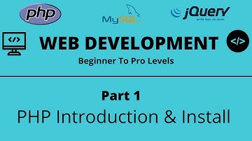 Web Development Tutorial | Part 1 | PHP Introduction | PHP | jQuery | MySQL | Tech Quick Learner