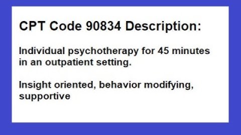 CPT Code 90834: Billing Guide by TheraThink
