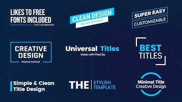 Free Kinetic Typography Pack Video Template (Customizable) - FlexClip