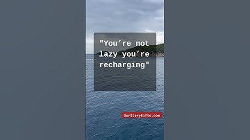Thursday Motivation: Embrace the Calm - Youre Not Lazy, Youre Recharging