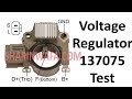 Nissan HP 160 Alternator's AVR | AVR 137075 Test