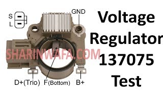 Nissan HP 160 Alternator's AVR | AVR 137075 Test