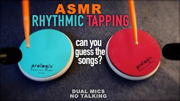 ASMR Rhythmic Tapping (Layered) Can You Guess The Song? (No Talking)