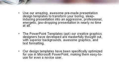 Pie In Baking Tray PowerPoint Template by PoweredTemplate.com