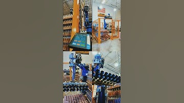 Robot Removing Spirit & Wine Bottles from a Pallet - Automation De-Palletizing with Yaskawa Motoman