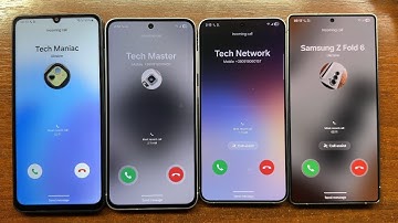 Samsung A06 vs A56 vs S25+ vs S25 Ultra Boot Animation + Incoming Call Over the Horizon 2024 & 2025